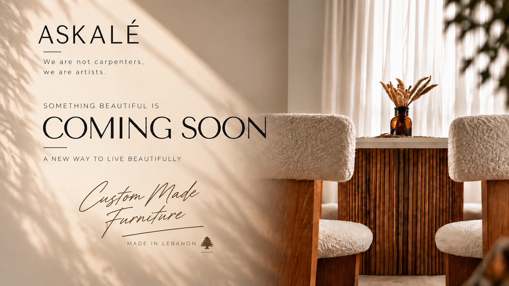 Askalé — Custom Made Furniture, Made in Lebanon
